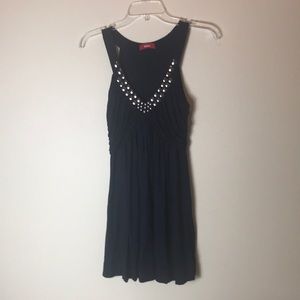 Navy blue mini dress